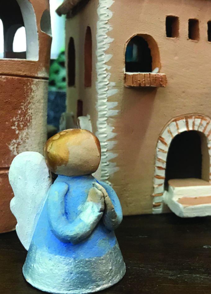 Рождественский ангел. Музейное занятие по лепке