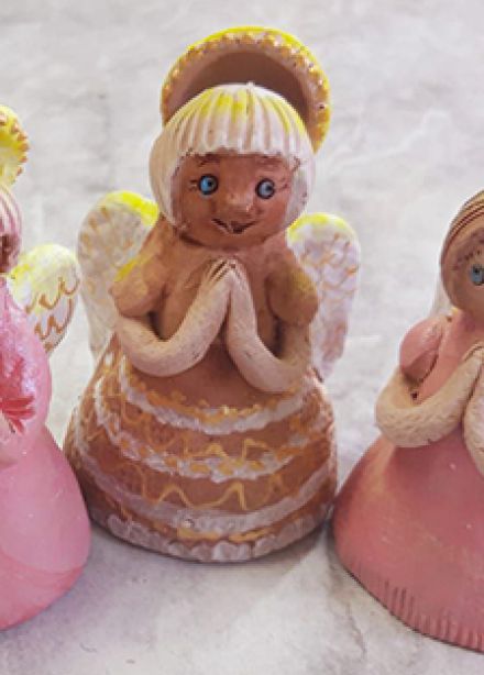 Рождественский ангел. Мастер-класс по лепке из глины