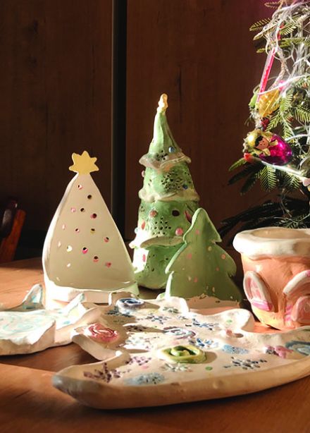 Новогодняя керамика. Музейное занятие по лепке