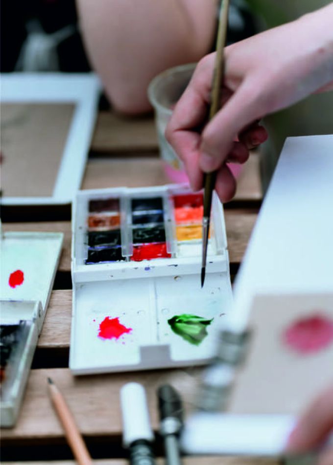 Акварель в музее. Мастер-класс по рисованию