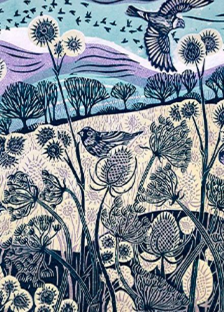 Декоративный рисунок пейзажа. Мастер-класс