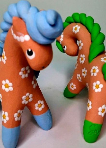 Акбулакская игрушка. Мастер-класс по лепке из глины