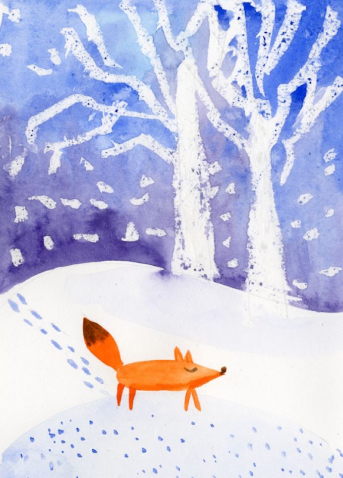 Акварель для малышей. Мастер-класс по рисованию