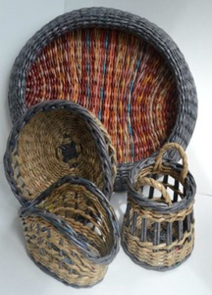 Мастер-класс по плетению корзин из бумажной лозы