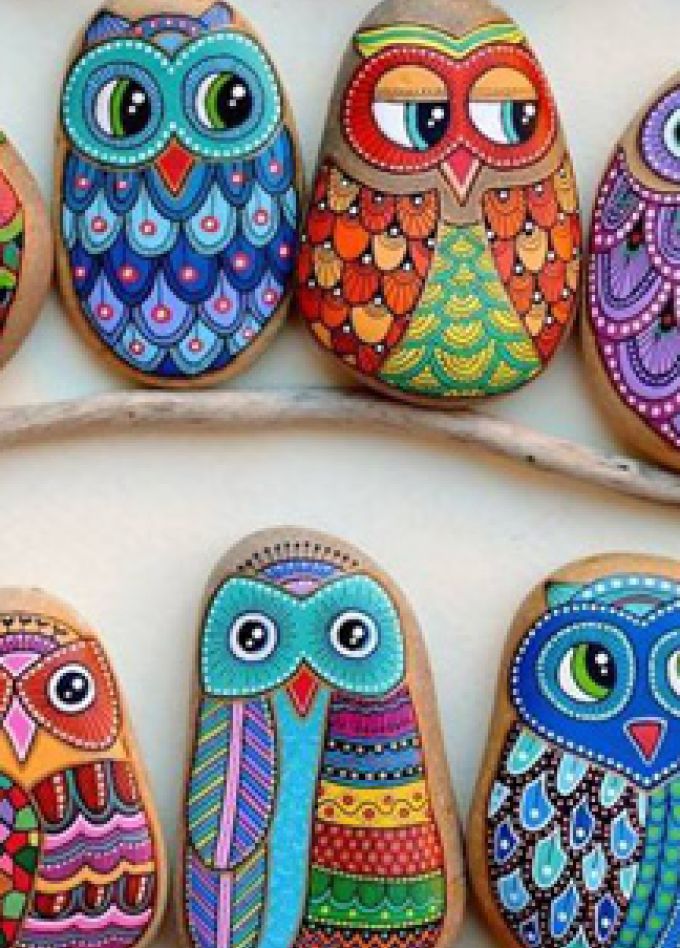 Мастер-класс по росписи на камнях